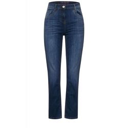 Cecil Slim Fit Cropped Jeans - blue (10283)