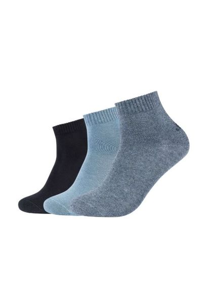 s.Oliver Red Label Paquet de 3 paires de chaussettes - bleu (75)