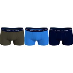 Tommy Hilfiger Lot de 3 Boxers avec ceinture à logo - vert/bleu (0V2)