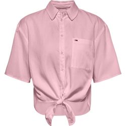 Tommy Jeans Front tie shirt - pink (THE)
