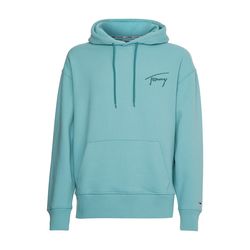 Tommy Jeans Hoodie with signature logo - blue (CTE)