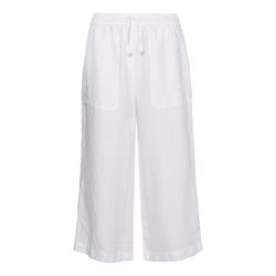Tommy Hilfiger Pantalon large en lin - blanc (YBR)