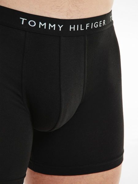 Tommy Hilfiger 3er-Pack Boxer-Slips mit Logo-Taillenbund - schwarz/weiß (0TG)