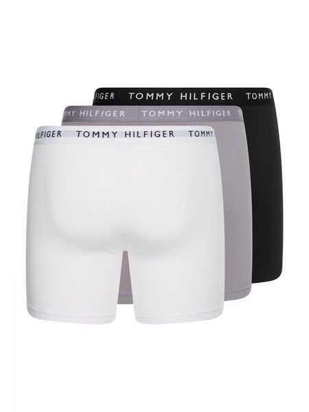 Tommy Hilfiger Lot de 3 boxers à ceinture logo - noir/blanc (0TG)