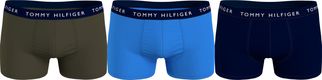 Tommy Hilfiger 3-Pack Logo Waistband Trunks - green/blue (0V2)
