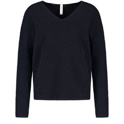 Gerry Weber Edition Jumper with rib structure - blue (80890)
