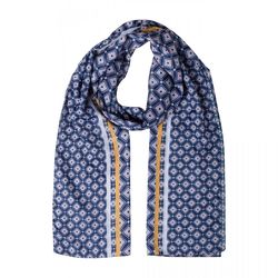 More & More Printed Scarf - blue (3334)