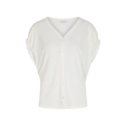 Tom Tailor T-shirt col V - blanc (10315)