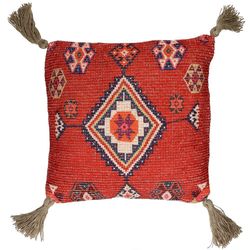 Pomax Coussin (45x45cm) - Aida - rouge (RED)