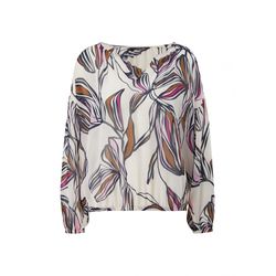 comma Blouse with allover print - beige (08C7)
