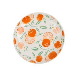 SEMA Design Plate (Ø22cm) - Retro Summer - orange/beige (2)