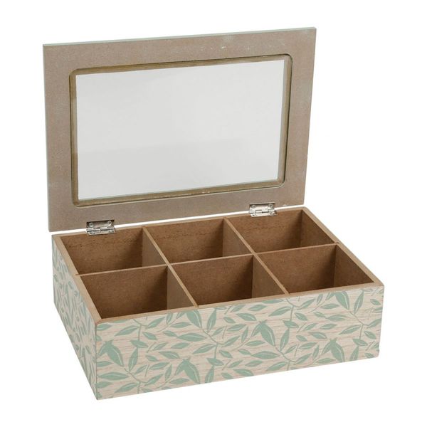 SEMA Design Tea box (23x15x7cm) - cyan/beige (00)
