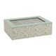 SEMA Design Teebox (23x15x7cm) - cyan/beige (00)
