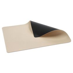 Bitz Faux leather placemats (set of 4) - black/beige (00)