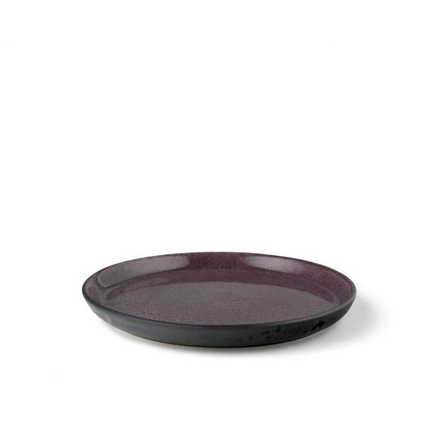 Bitz Assiette (Ø21x2cm) - noir/violet (00)