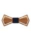 Mr. Célestin Wood bow tie - Auckland Zebra - brown (ZEBRA)