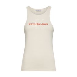 Calvin Klein Jeans Débardeur à monogramme - beige (ACF)