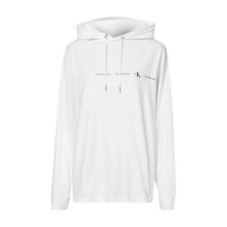 Calvin Klein Jeans Long sleeve hooded t-shirt - white (YAF)