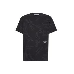 Calvin Klein Logo T-Shirt - schwarz (0GJ)