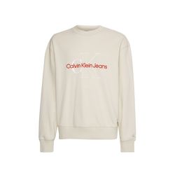 Calvin Klein Sweat-shirt décontracté avec monogramme - beige (ACF)