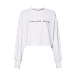 Calvin Klein Jeans Sweat avec monogramme - blanc (YAF)