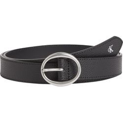 Calvin Klein Narrow leather belt - black (BDS)