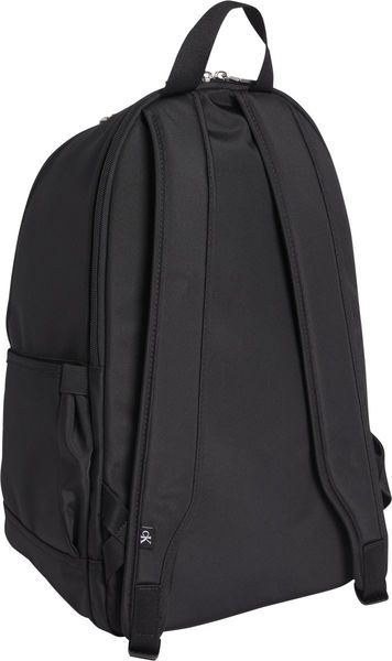 Calvin Klein Jeans Round backpack in recycled polyester - black (BDS)