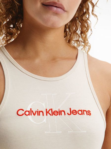 Calvin Klein Jeans Monogram tank top - beige (ACF) - S