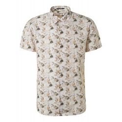 No Excess Shirt with allover print - beige (077)