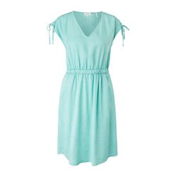 s.Oliver Red Label Dress with gathers - green/blue (6606)