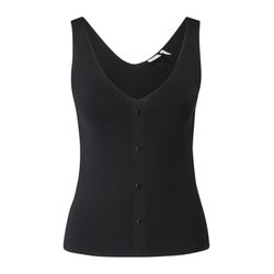 s.Oliver Black Label Top with decorative buttons - black (9999)
