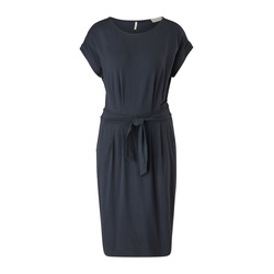 s.Oliver Red Label Dress with a tie-around belt - blue (5989)