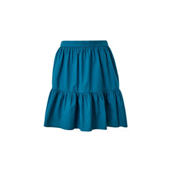s.Oliver Red Label Skirt in cotton poplin - blue (6848)