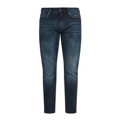 Q/S designed by Slim: jeans with a garment wash - blue (58Z4)