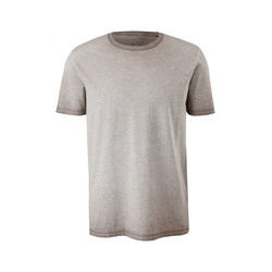 Q/S designed by T-shirt à effet teint en pièce - brun (85W0)