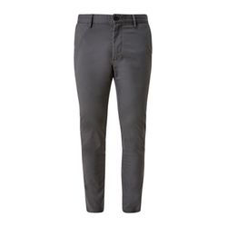 s.Oliver Red Label Slim fit: cotton twill chinos - Austin - gray (9824)