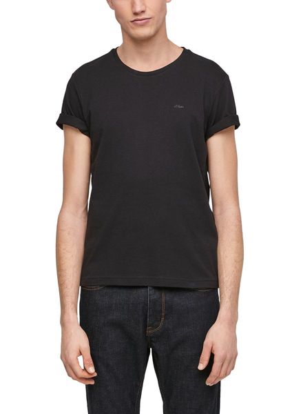 s.Oliver Red Label Regular fit : T-shirt basique - noir (9999)