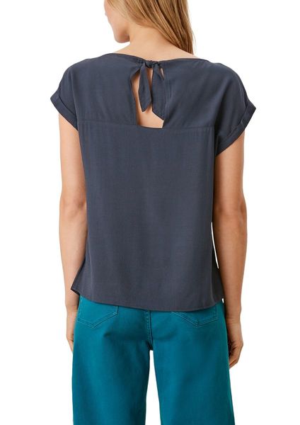 s.Oliver Red Label Blouse with a bow detail - blue (5989)