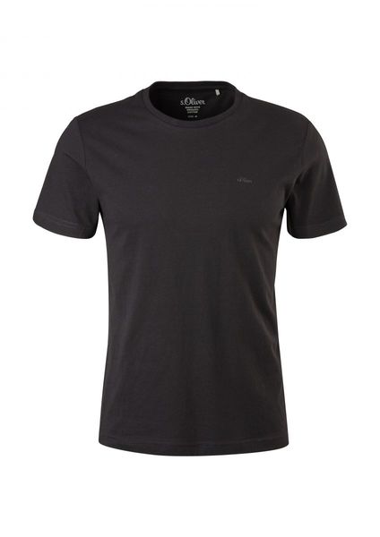 s.Oliver Red Label Regular fit: Basic T-Shirt - schwarz (9999)
