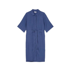 Marc O'Polo Linen shirt blouse dress - blue (877)
