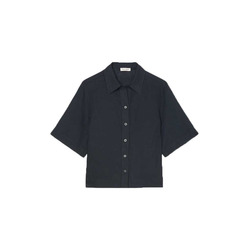 Marc O'Polo Blouse in mixed materials - black (899)