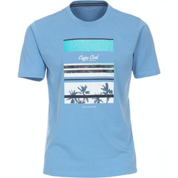 Casamoda T-Shirt mit Frontprint - blau (156)