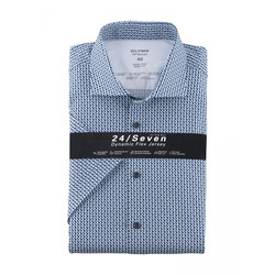 Olymp Body Fit : Business shirt - blue (45)