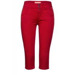 Street One Casual fit: Capri pants - Yulius - red (13650)