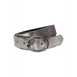 Street One Foil gloss belt - silver (10139)