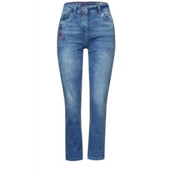 Cecil Slim Fit Jeans - blue (10301)