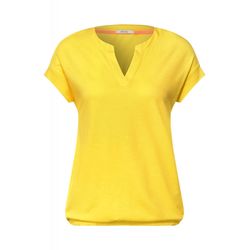 Cecil T-shirt style tunique - jaune (13795)