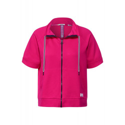 Cecil Short Sleeve Sweatjacket - pink (13822)