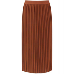 Taifun Pleated skirt - brown (07290)