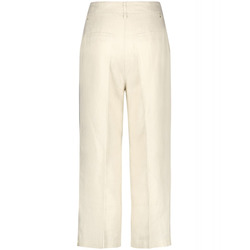 Taifun 3/4 length linen pants  - beige (09350)